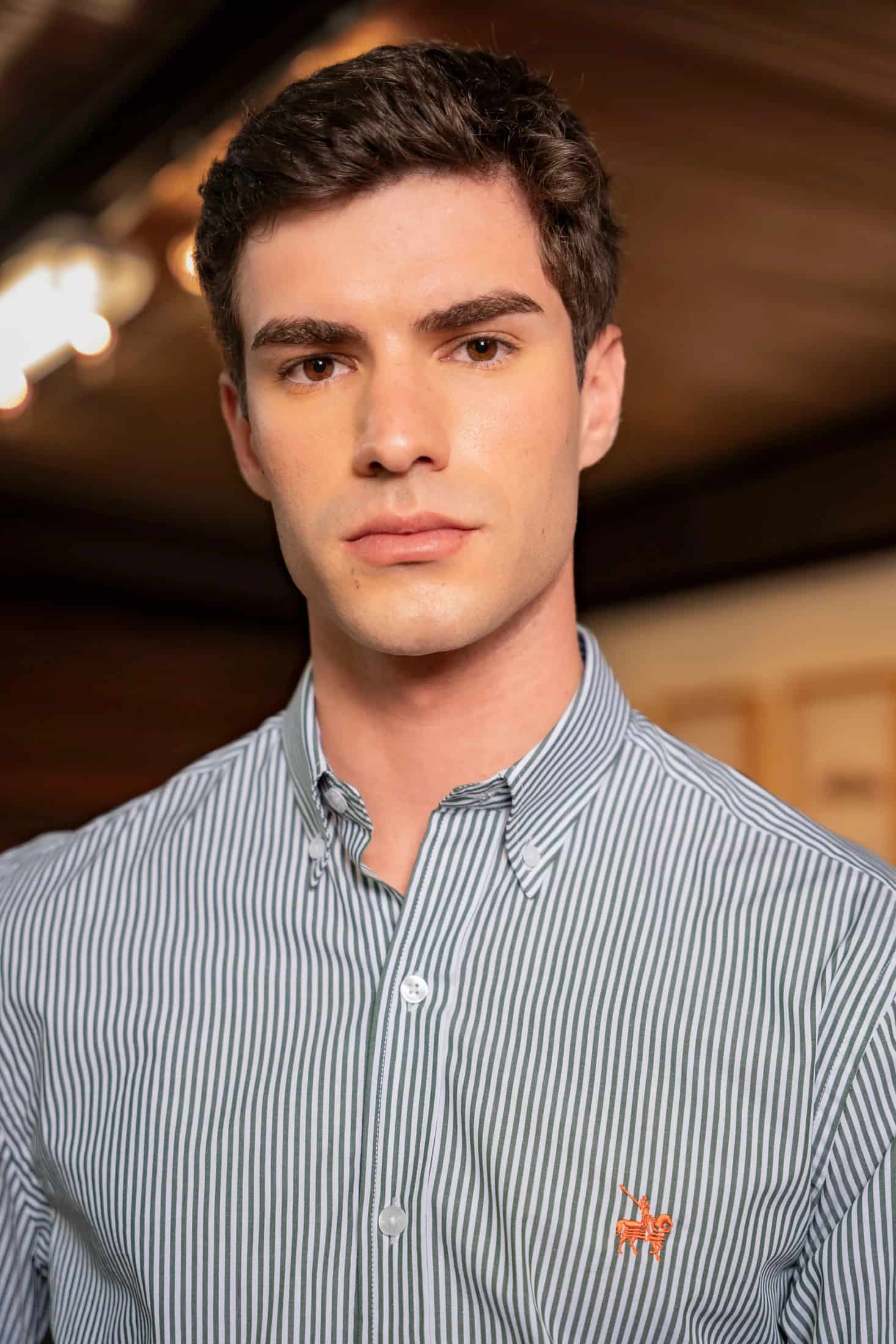 Camisa Cleverton Hombre Verde Oscuro - miniatura 1