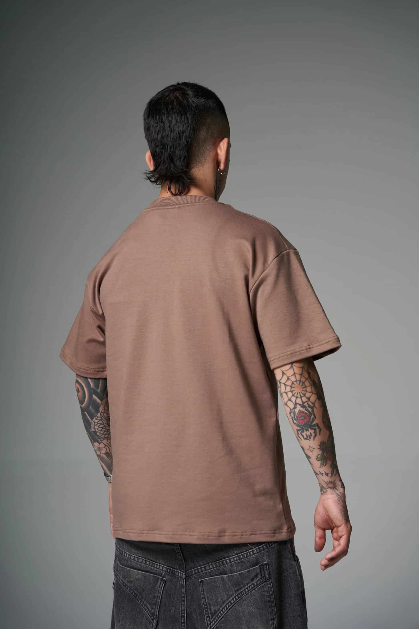 CAMISETA TAUPE OVERSIZE SVG 260 GRAMOS 14491 - miniatura 8