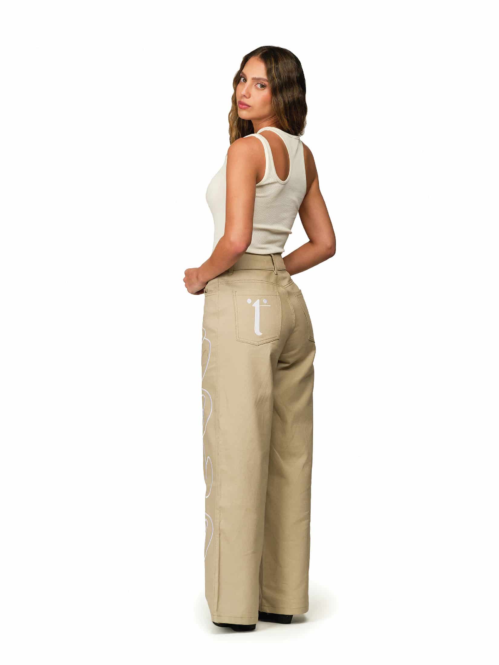 Pantalon Beige Recuerdo - miniatura 2