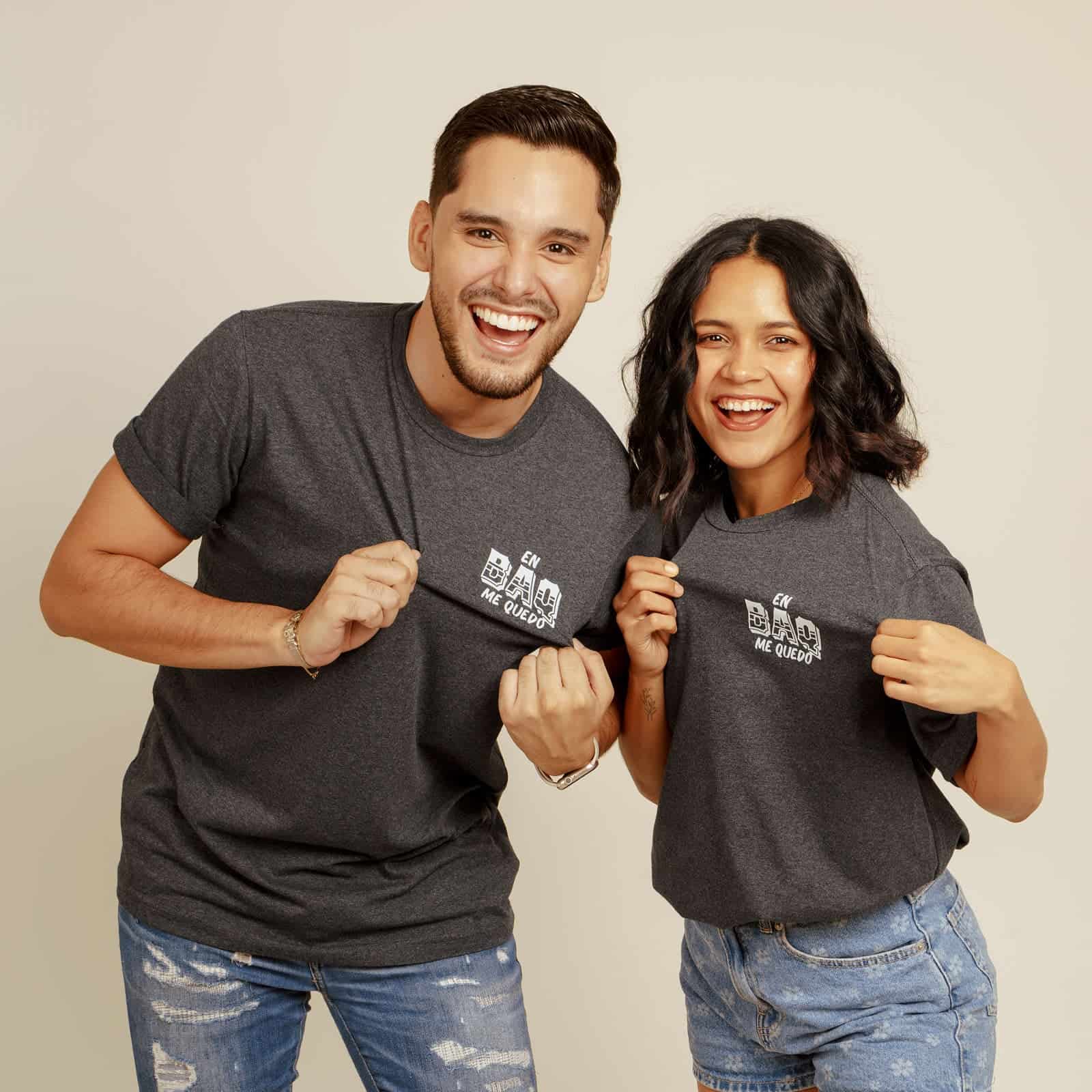 Camiseta Unisex Carnaval Gris PET006 - miniatura 2