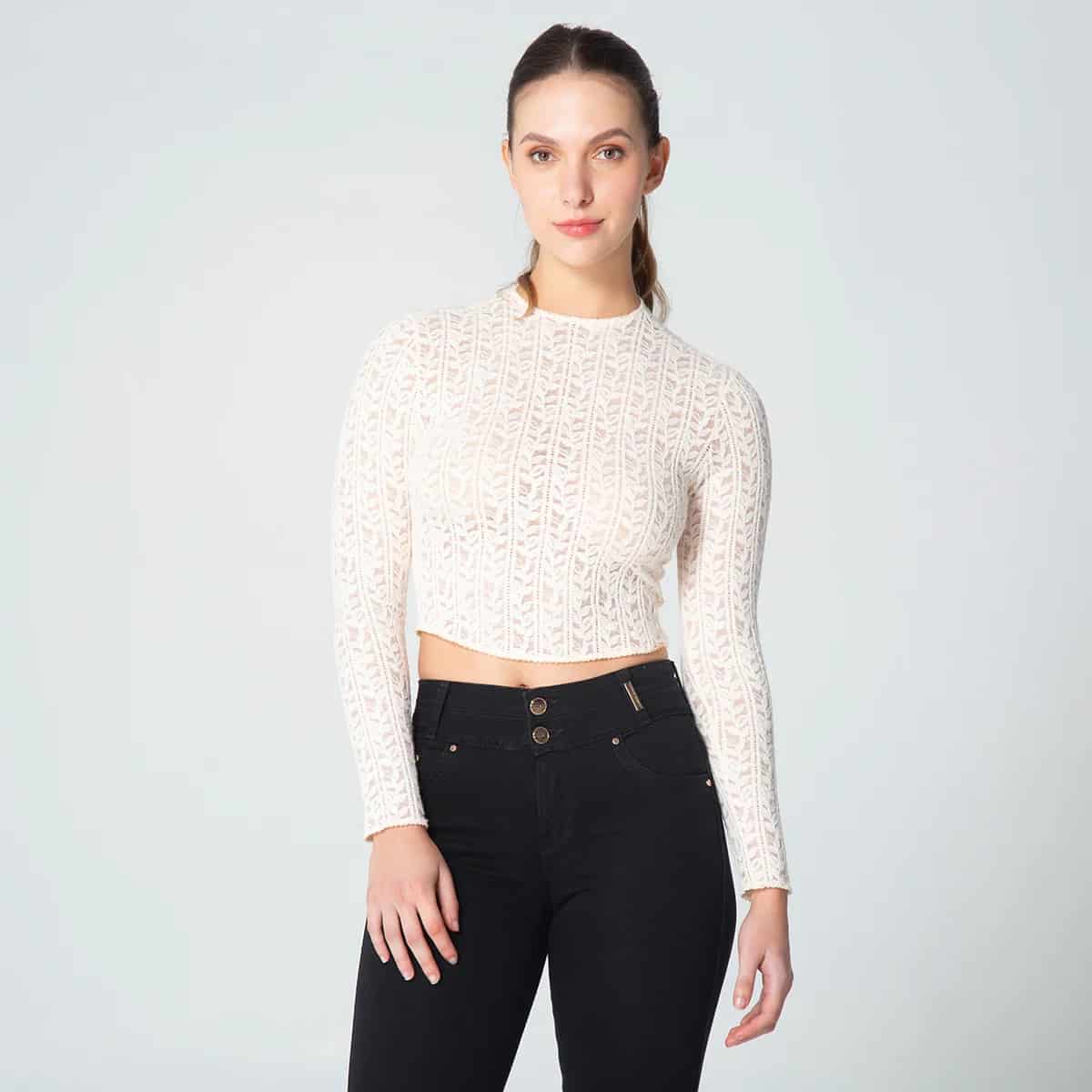 Blusa Crop Slim Lizt - miniatura 3