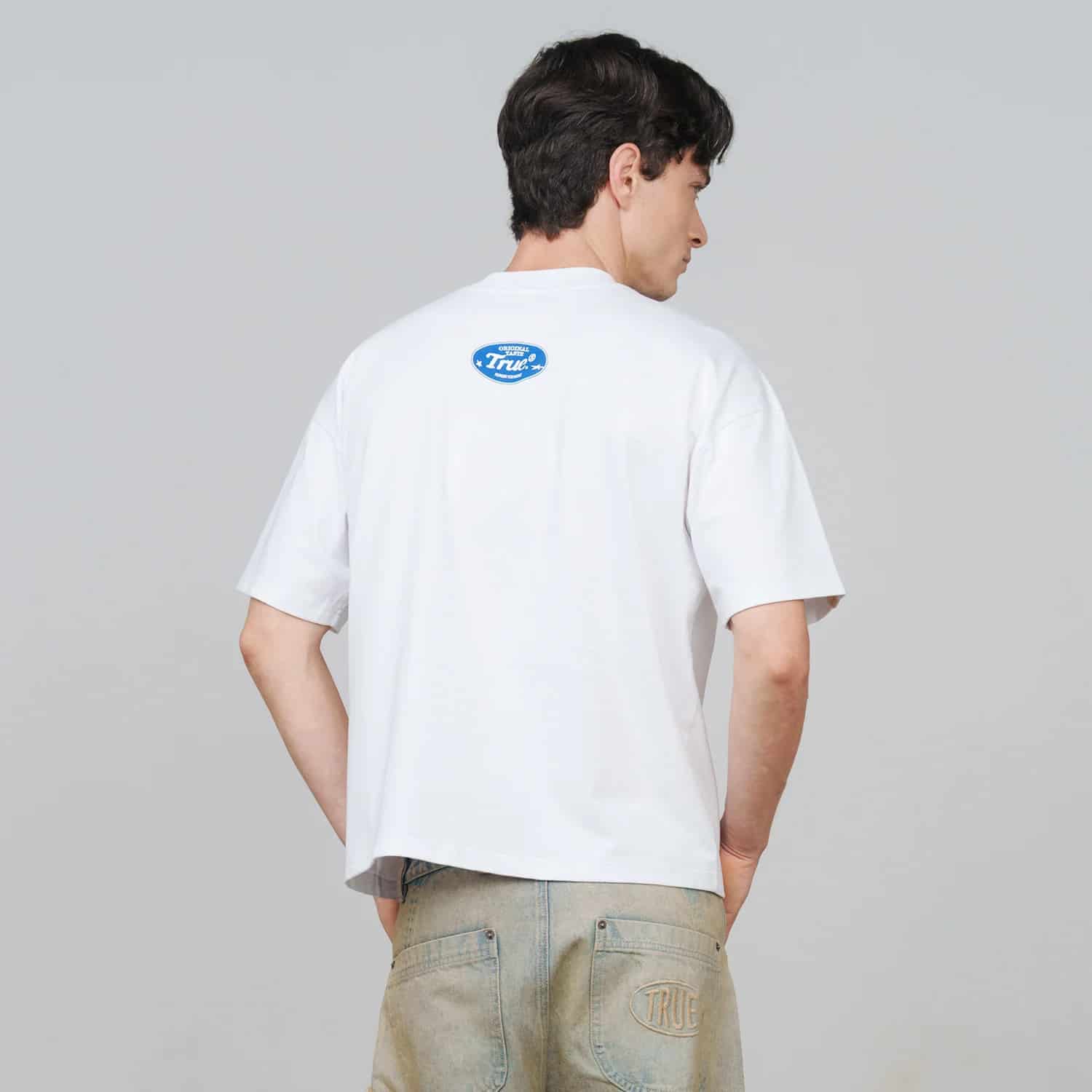 Lollipop Boxy Tee - White - miniatura 11