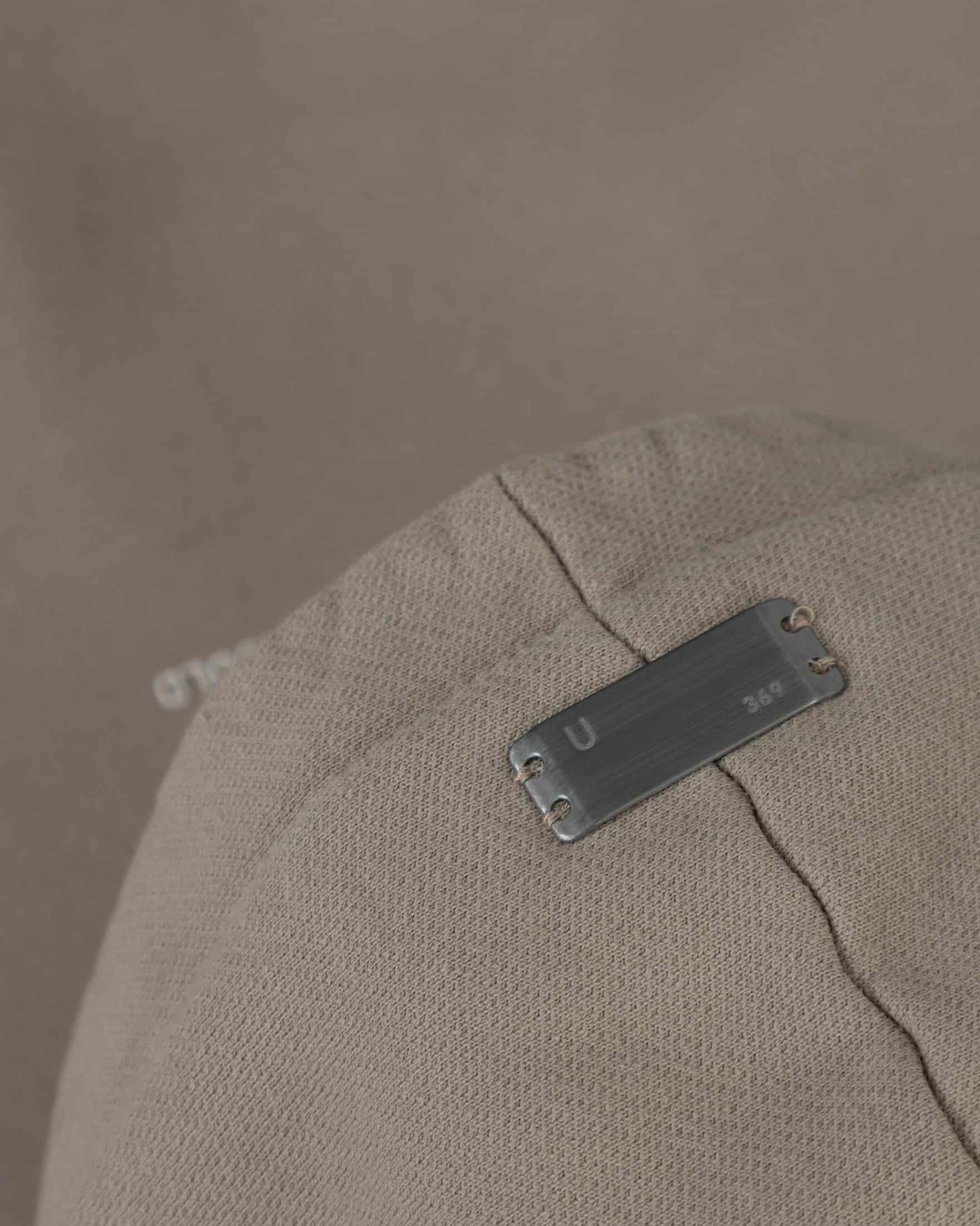 W Basics Undergold Boxy Fit Hoodie Cream - miniatura 6