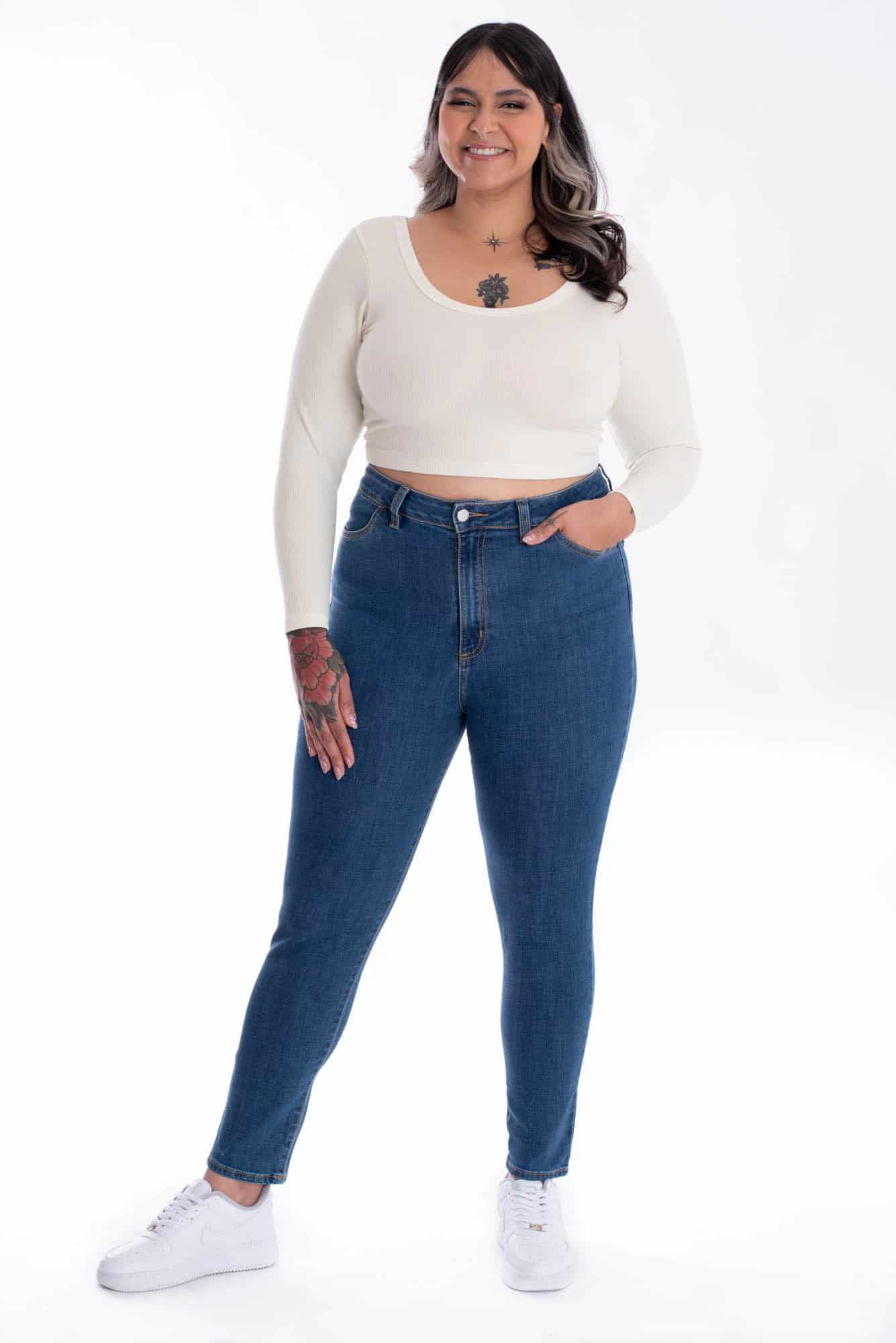 Jean Skinny Azul Medio 384 - miniatura 9