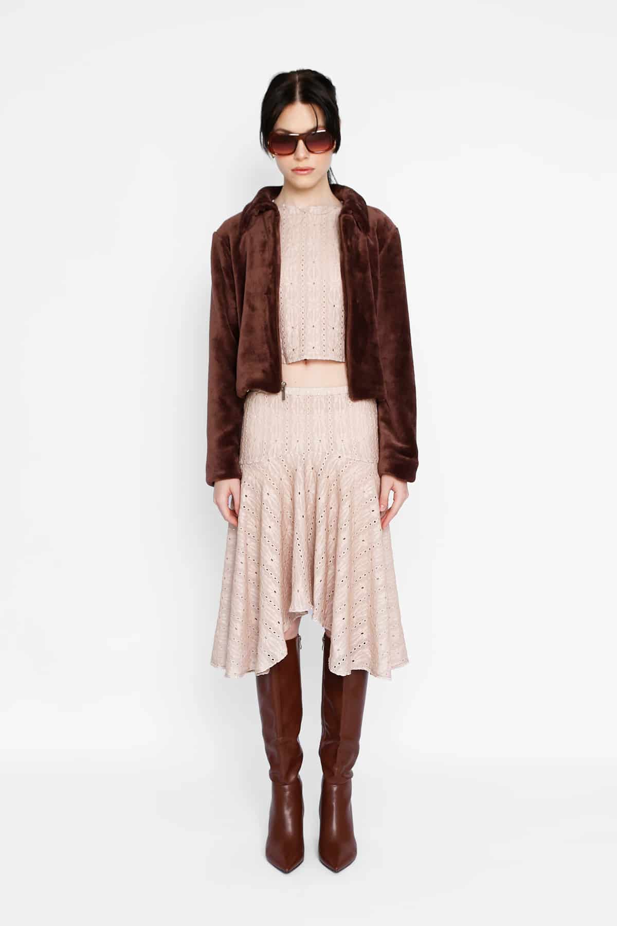 The Fuzzy Jacket in Brown - miniatura 2