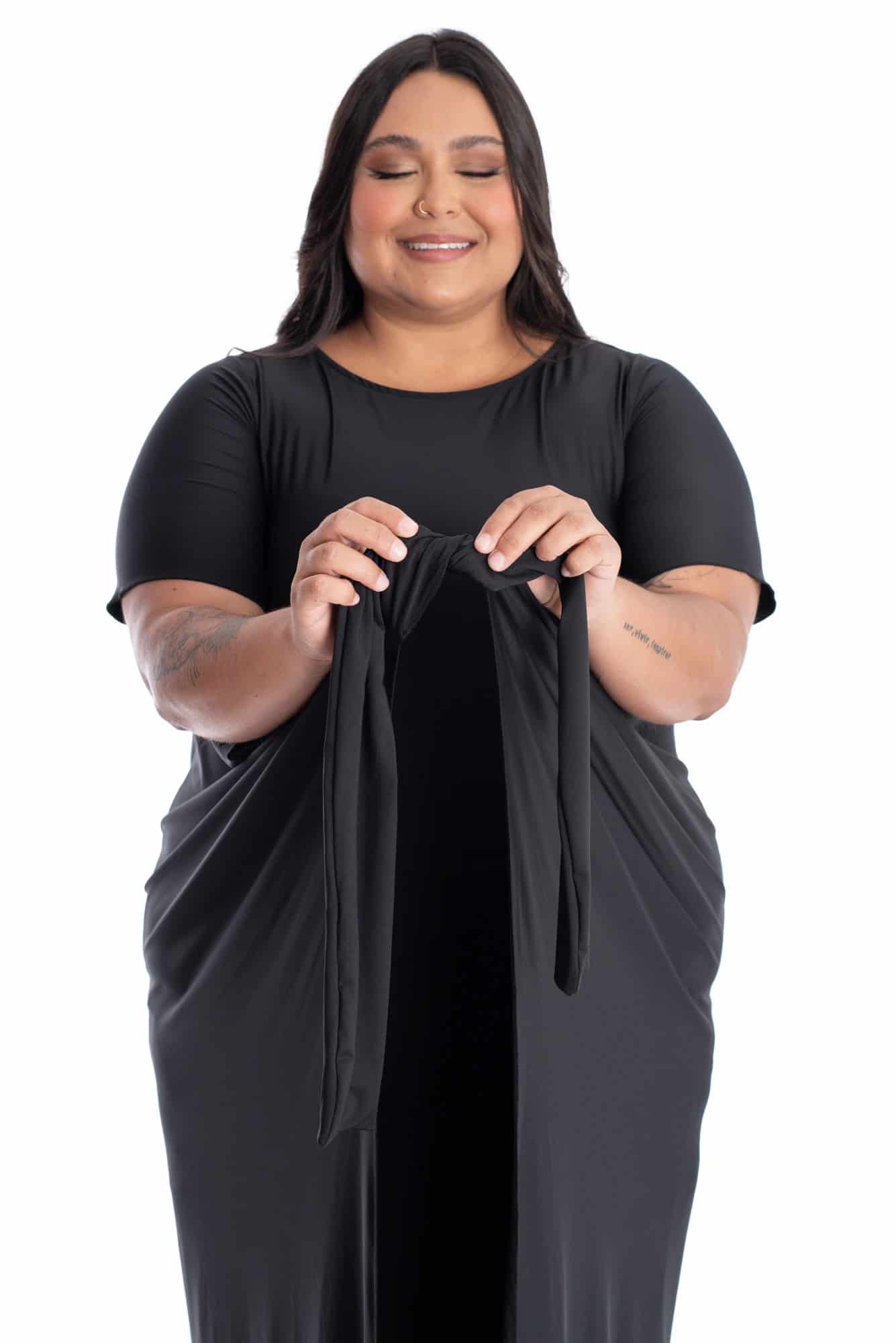 Vestido Diverso Negro - miniatura 5