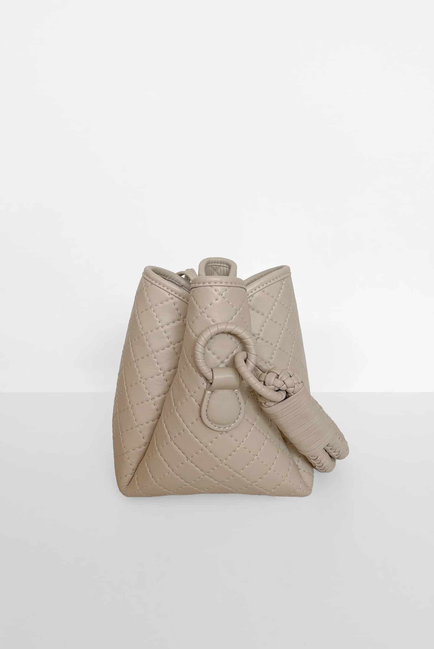 Tulip Mini Bucket Bag, Off-white - miniatura 3