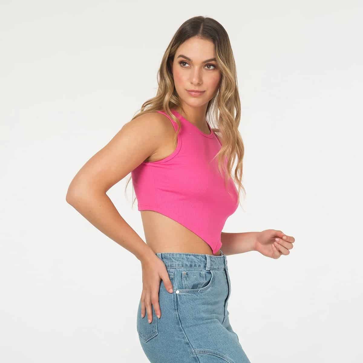 Blusa Crop Top Basica Melina - miniatura 3