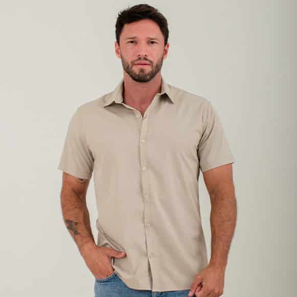 CAMISA MC 100% ALGODON HOMBRE - miniatura 8