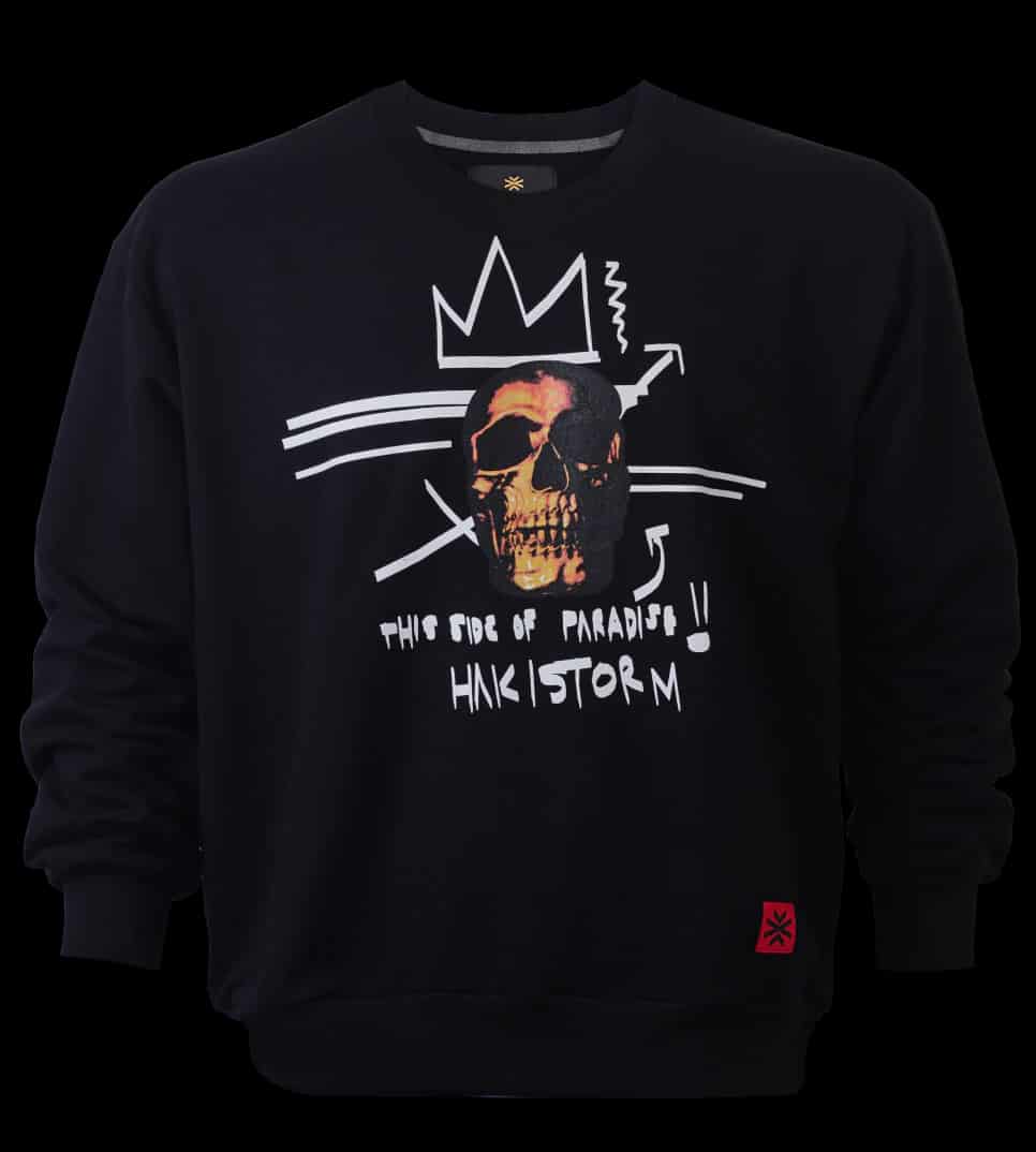 Sweater Golden Skull Black - miniatura 1