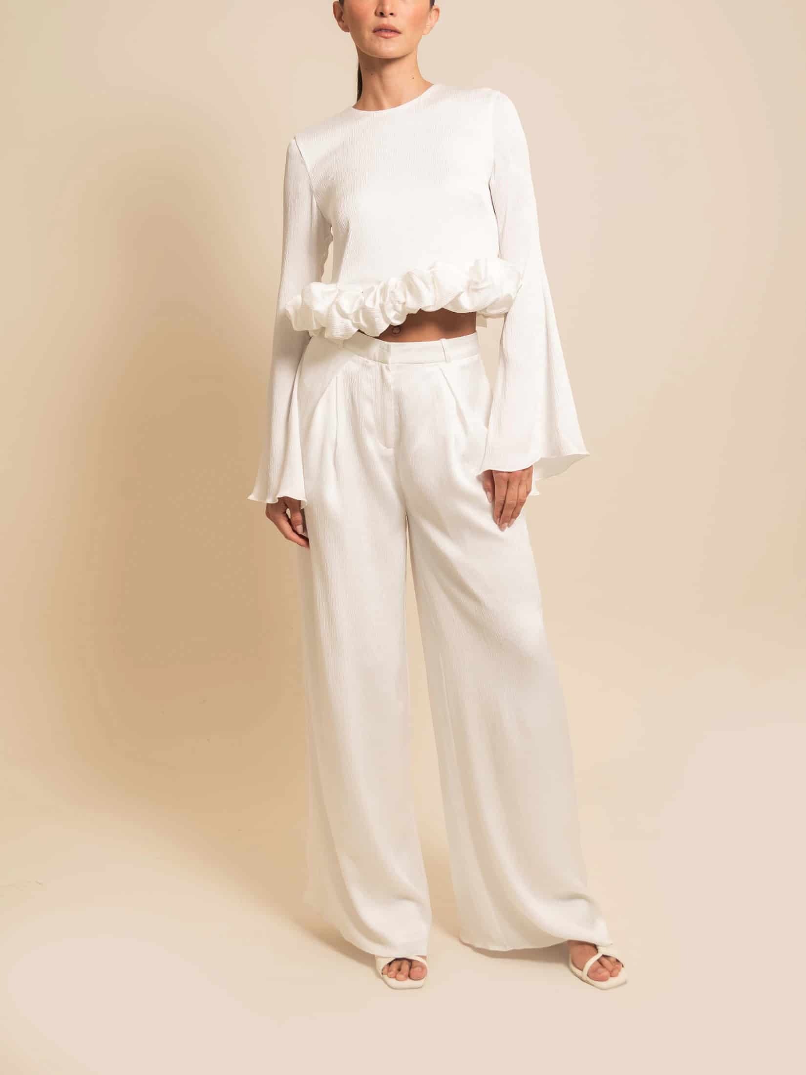 MAGGIE BLOUSE IVORY - miniatura 2