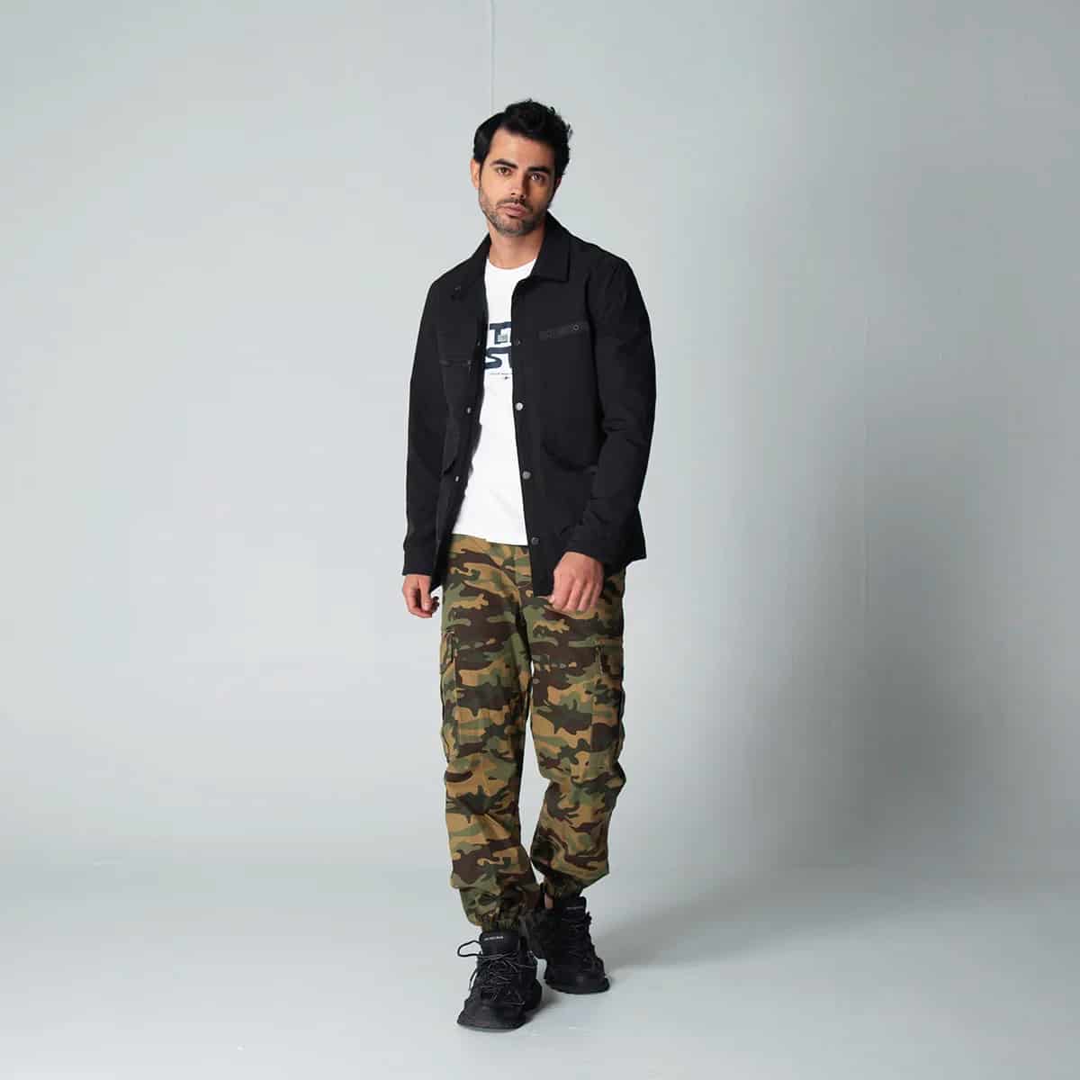 Pantalon Dril Jogger Camu - miniatura 1