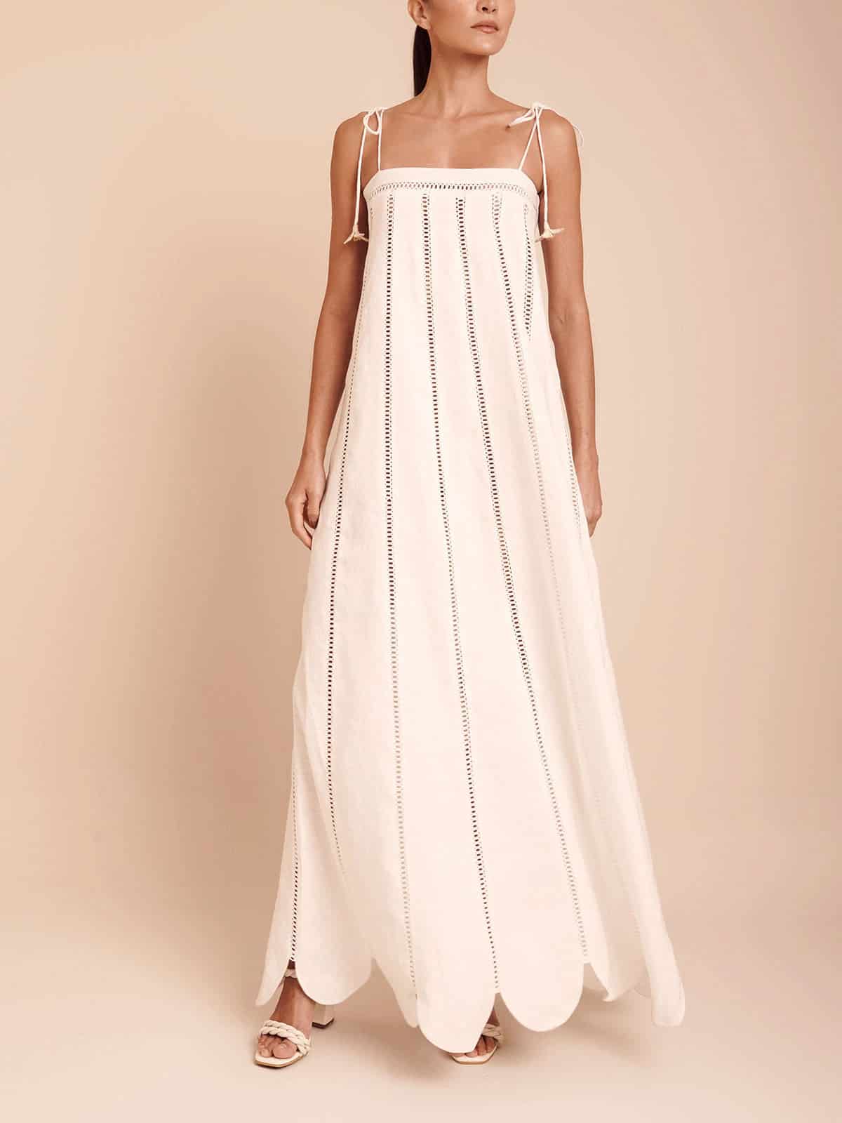 NILO DRESS IVORY - miniatura 3