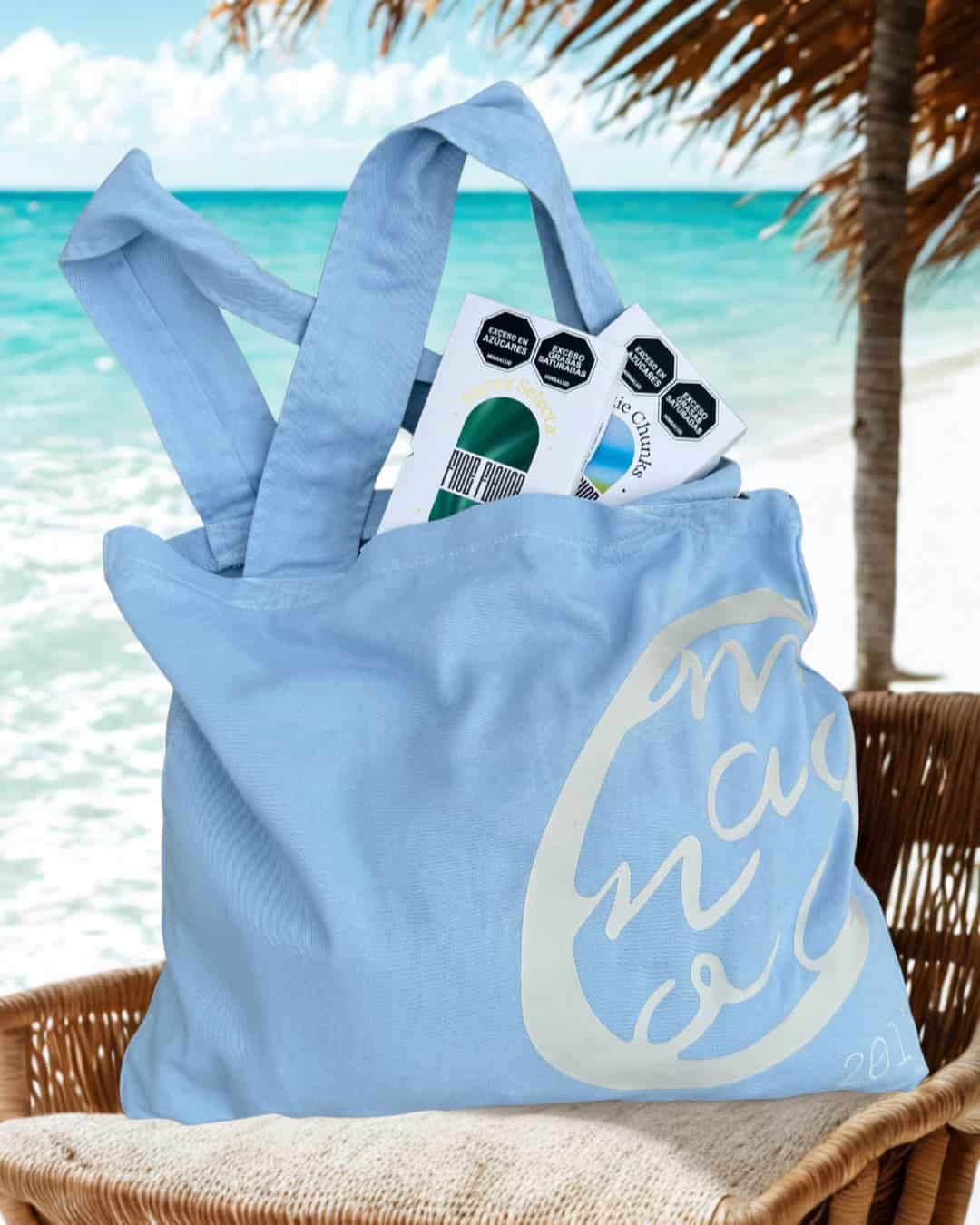 Tote bag - light blue - miniatura 3
