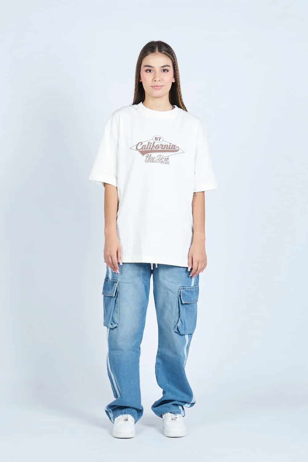 Pantalon cargo DENIM con hiladilla | DROP 03 | - miniatura 3