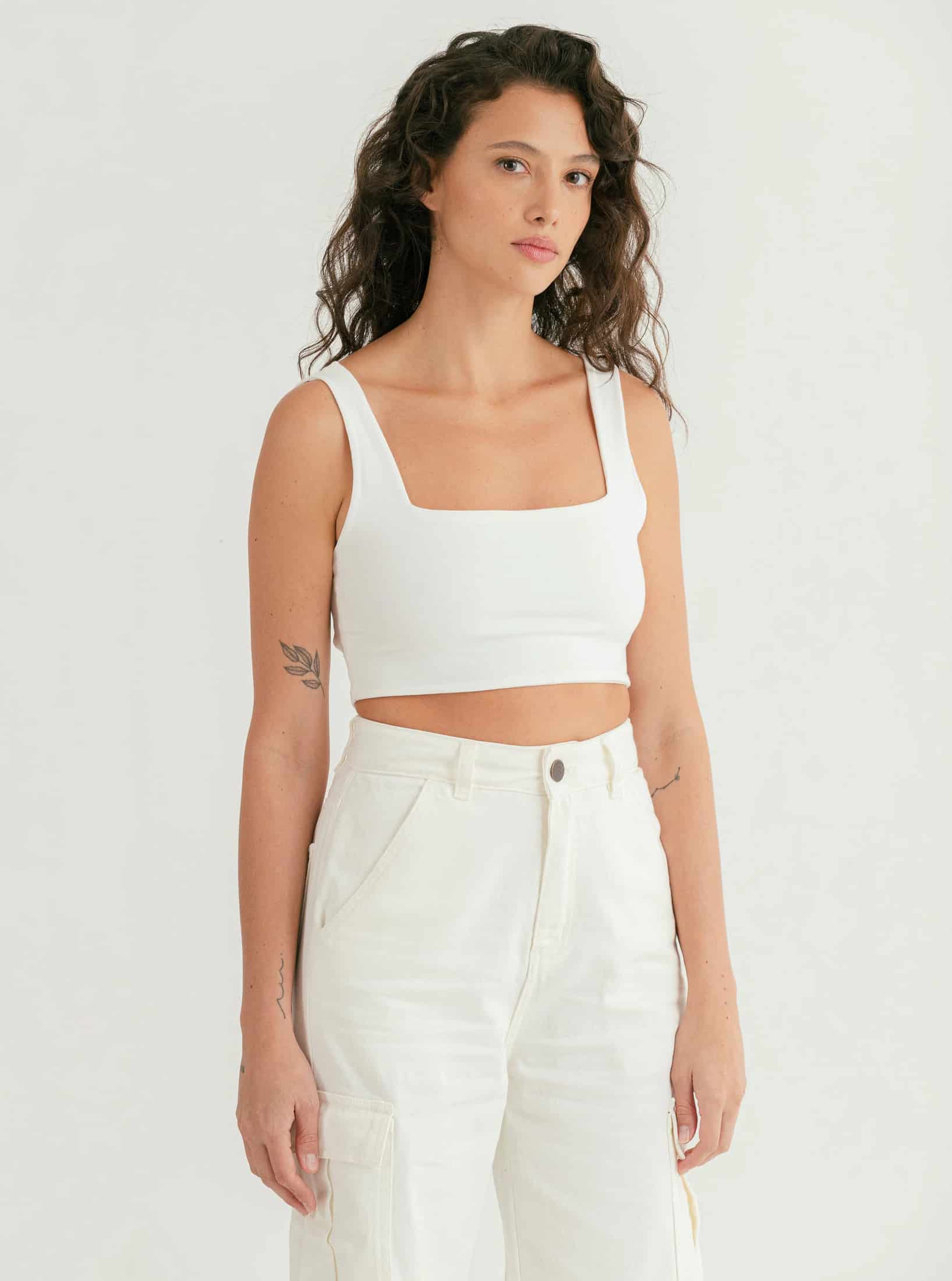 TOP RECTO SIGILO IVORY - miniatura 4