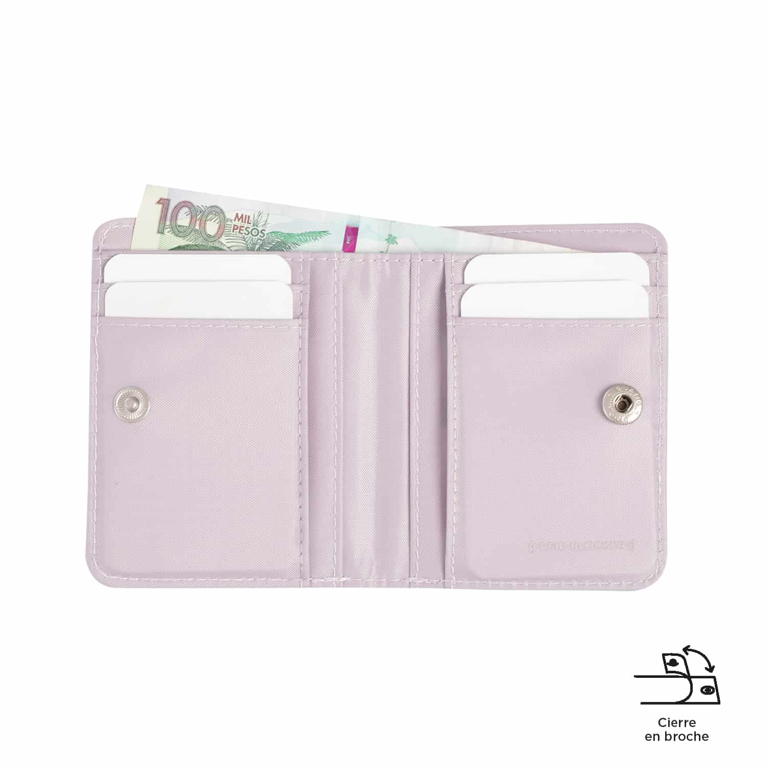 Billetera Texture Rig con RFID Blocker Rosada - miniatura 4