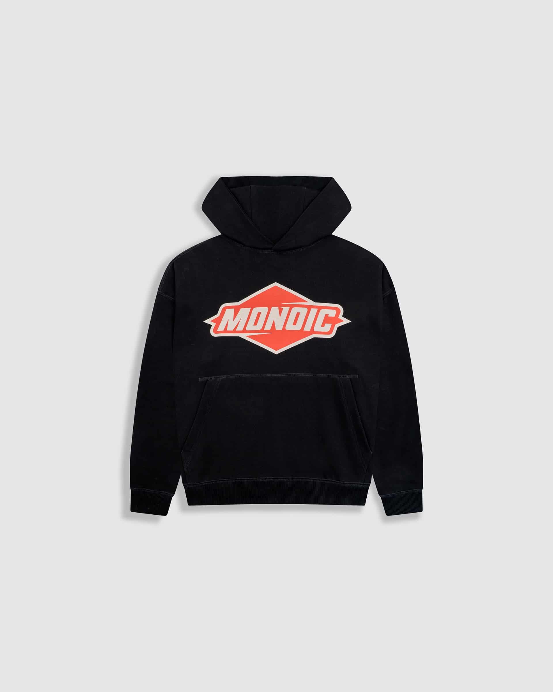 Hoodie Oversized Oil - Negro Oscuro - miniatura 1
