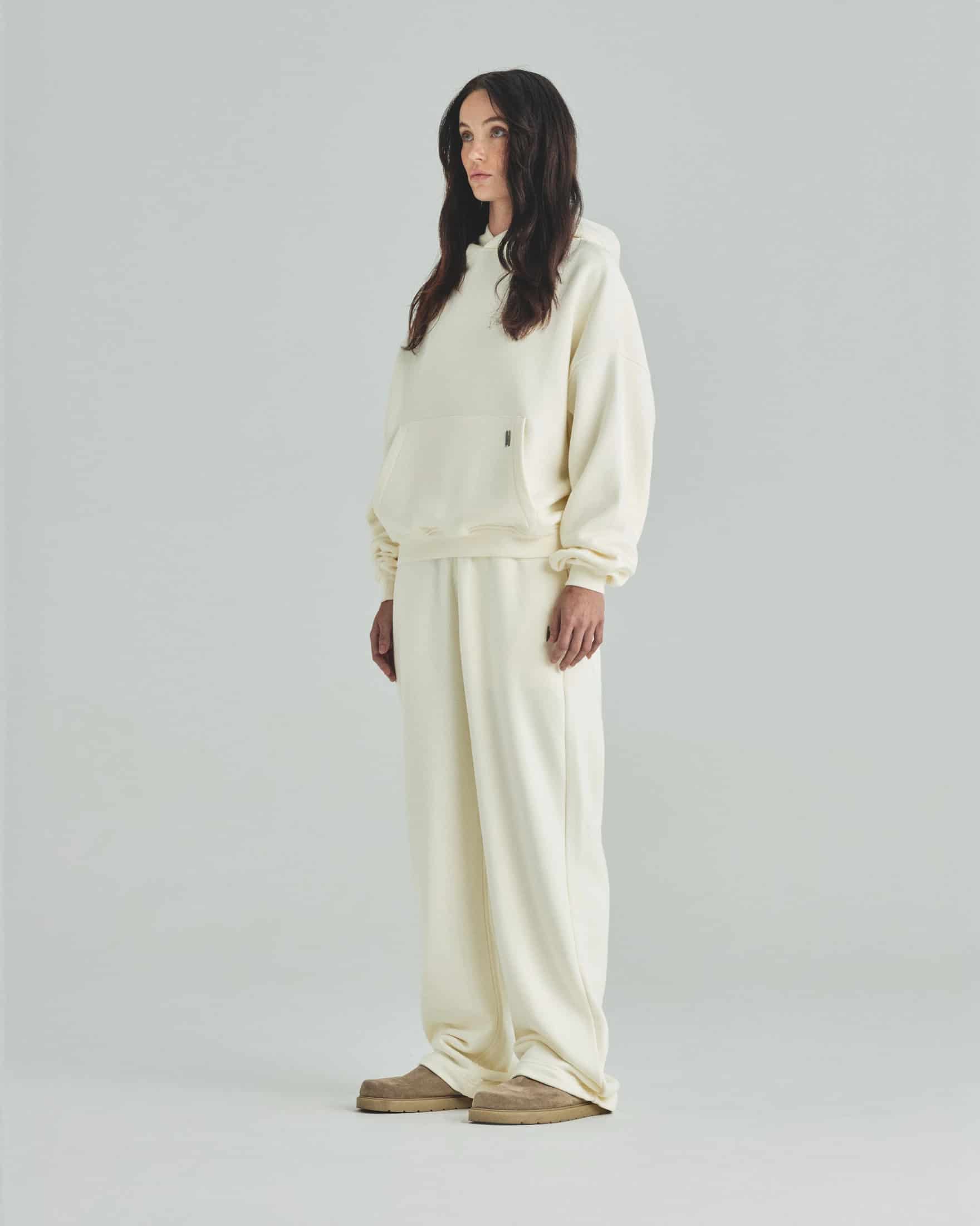Blanks Boxy Fit Hoodie Cream - miniatura 6