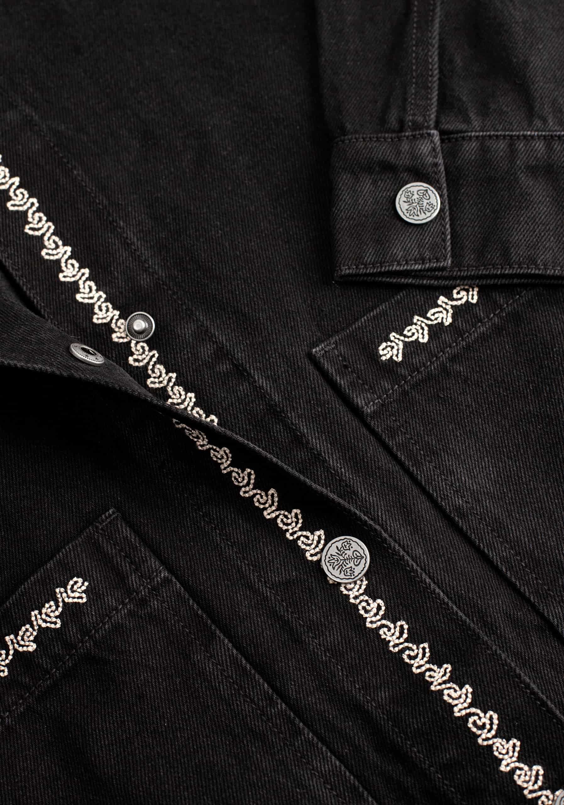 Chaqueta M Violetta Denim Bord. Negro - miniatura 3