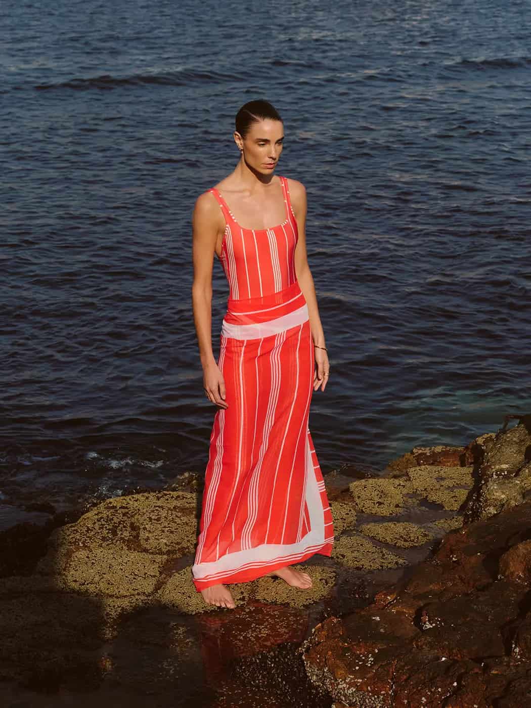 Sarong Pareo Capri Red - miniatura 1