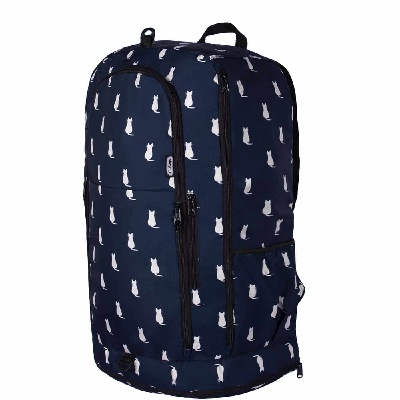 Morral Aventura ULTRA Plegable Estampado Gatos Citybags Multicolor - miniatura 1