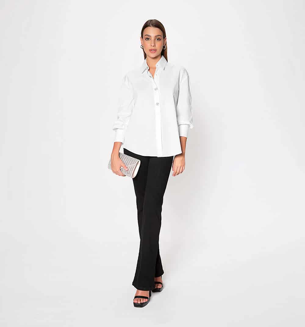 Blusa camisera   manga larga - miniatura 2