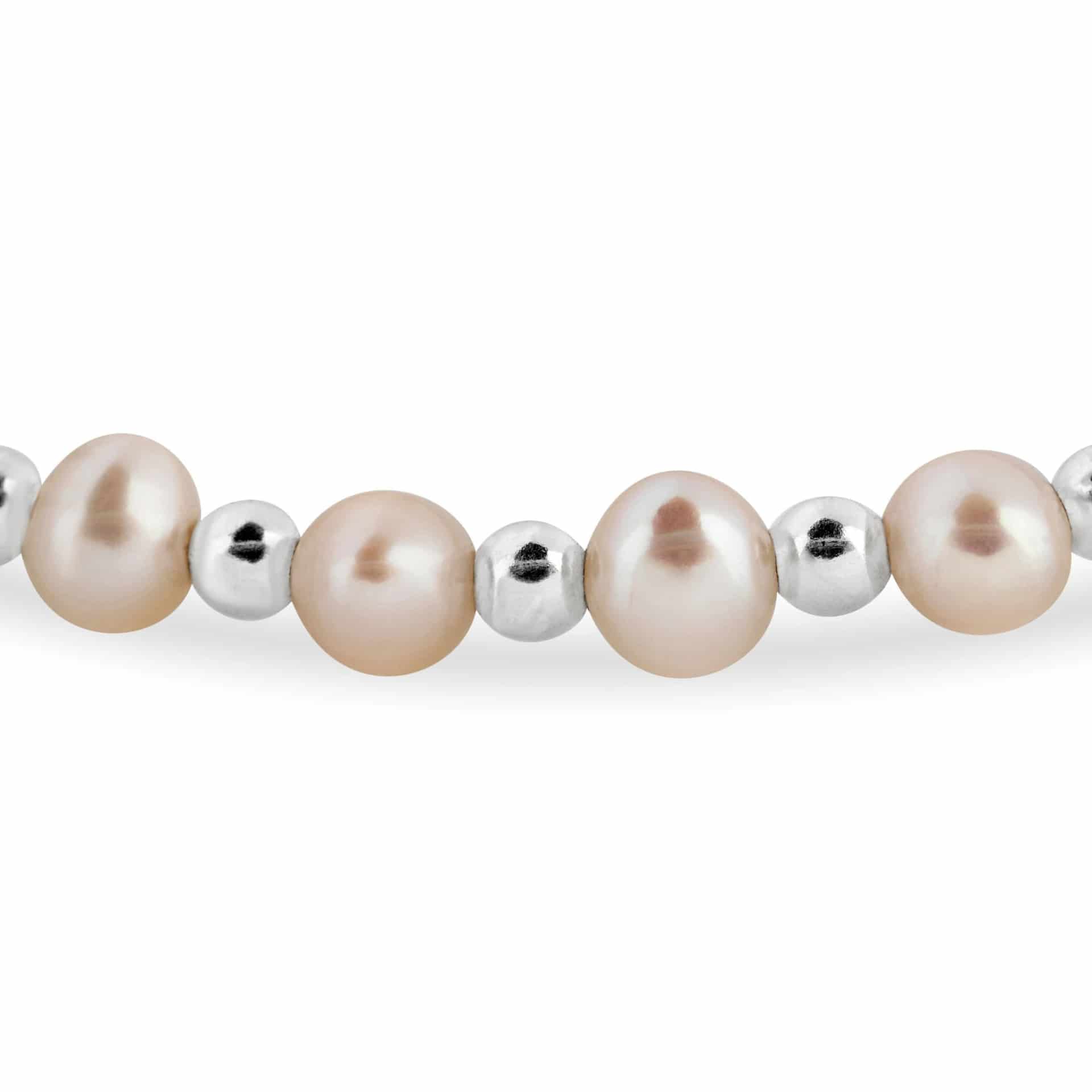 Pulsera de Perlas & Balines en Plata - miniatura 3