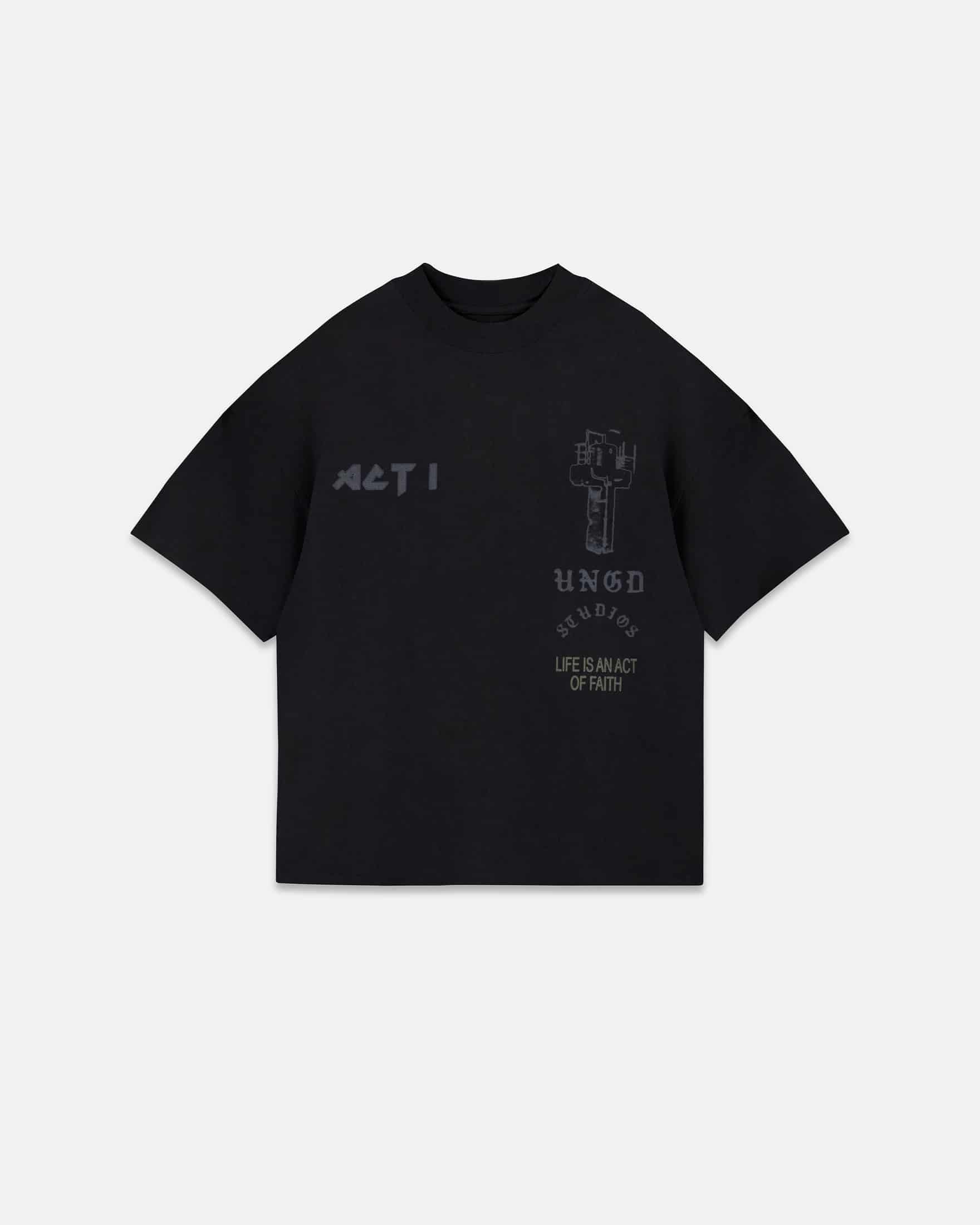 Act 1 Essence Fit Tshirt Vintage Black - miniatura 1