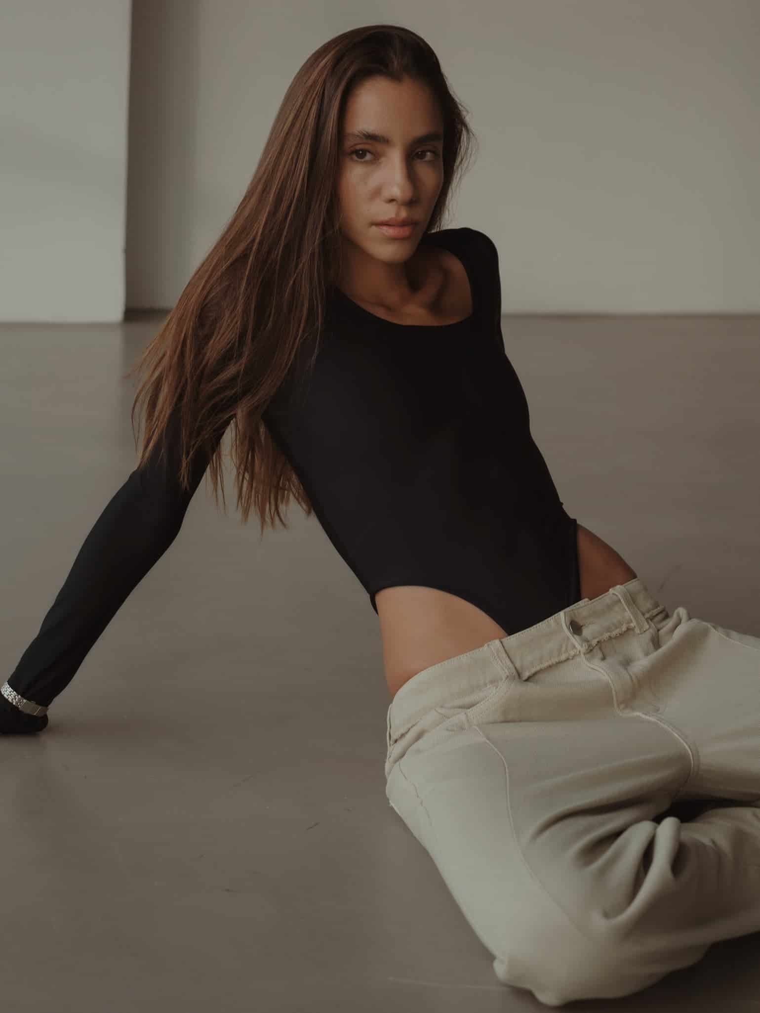 OPEN CURVE BODYSUIT - BLACK - miniatura 10