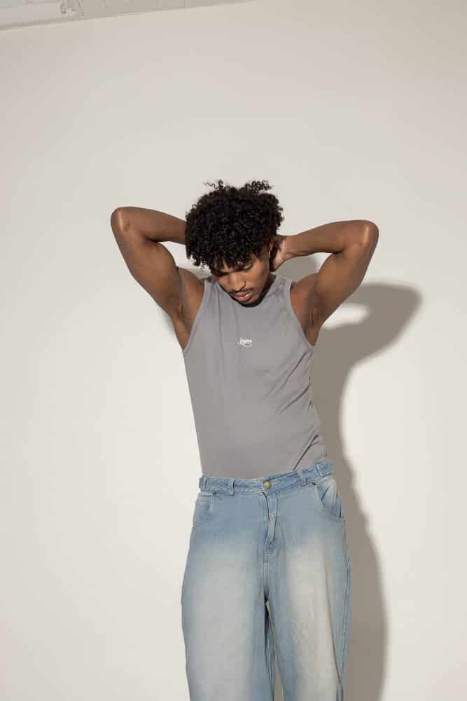 Camisilla Redemption Rib-Gris - miniatura 4