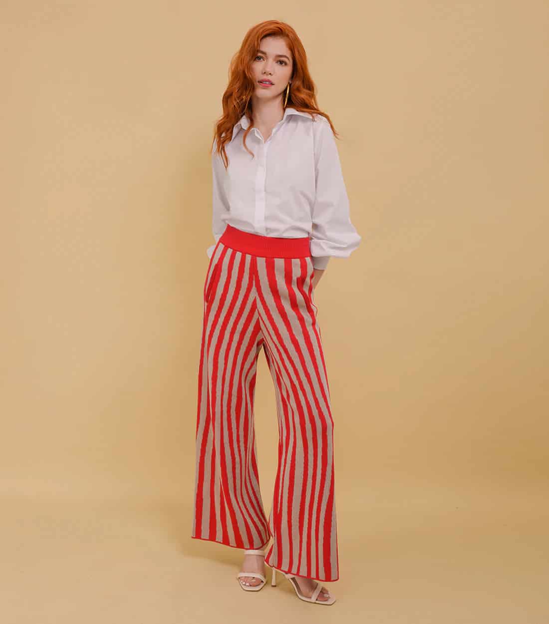 Pantalon Fortuna Pop Rojo. - miniatura 2