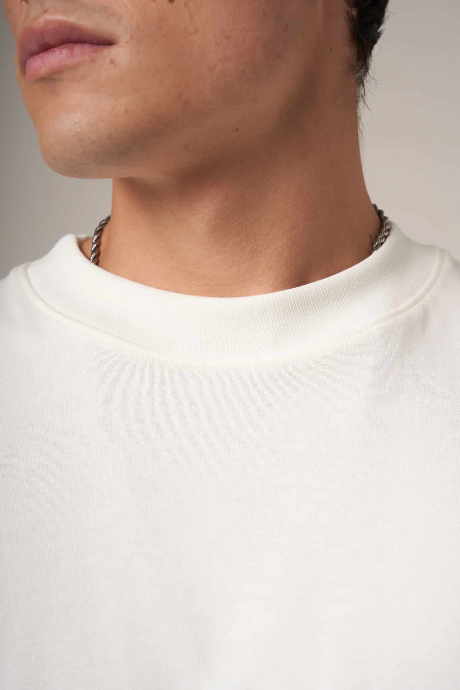 CAMISETA 250 GRAMOS, 100% ALGODÓN CREMA - miniatura 6