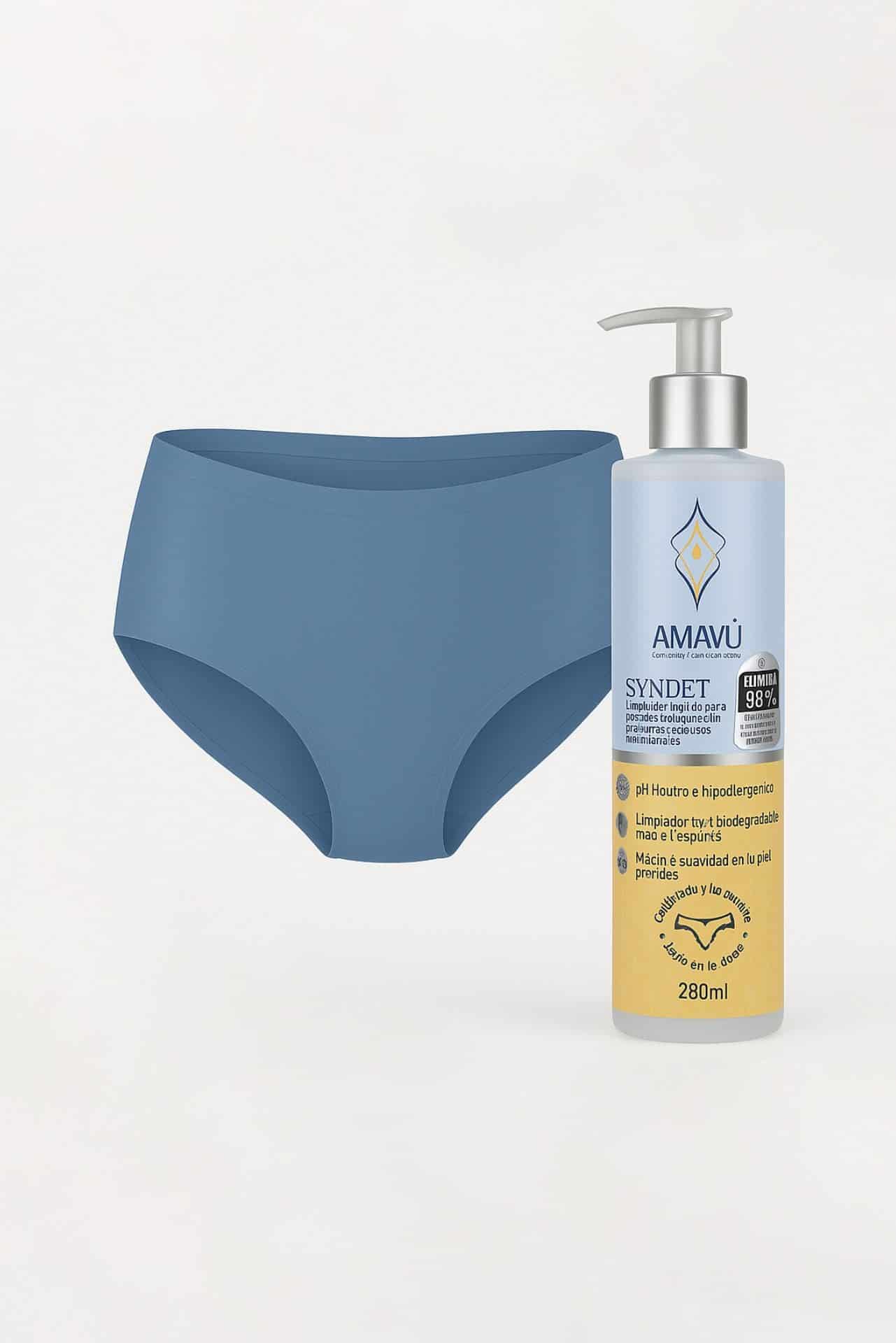 Bundle Íntimo: Calzón Cachetero + Limpiador AMAVÚ SYNDET - miniatura 1