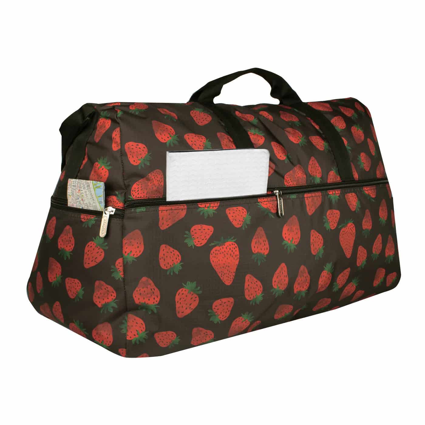 Maleta XL ULTRA Plegable Estampado Fresas Citybags - miniatura 4
