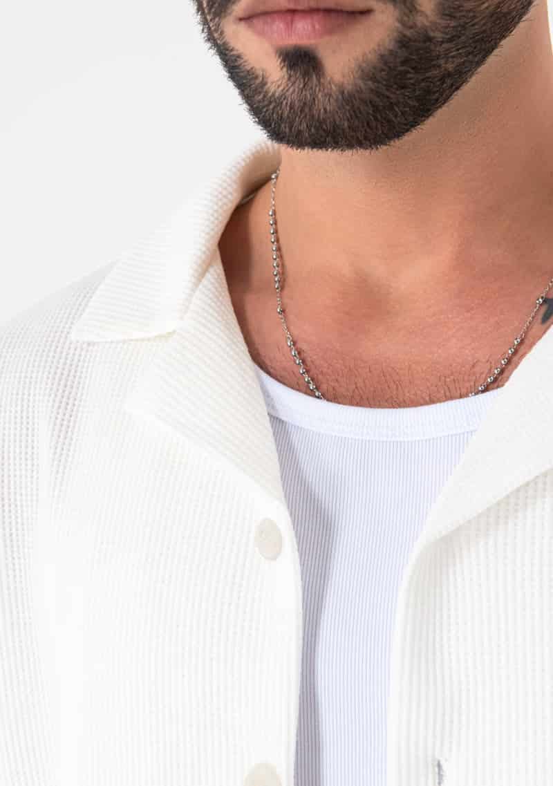 Heraldic cream shirt - miniatura 7