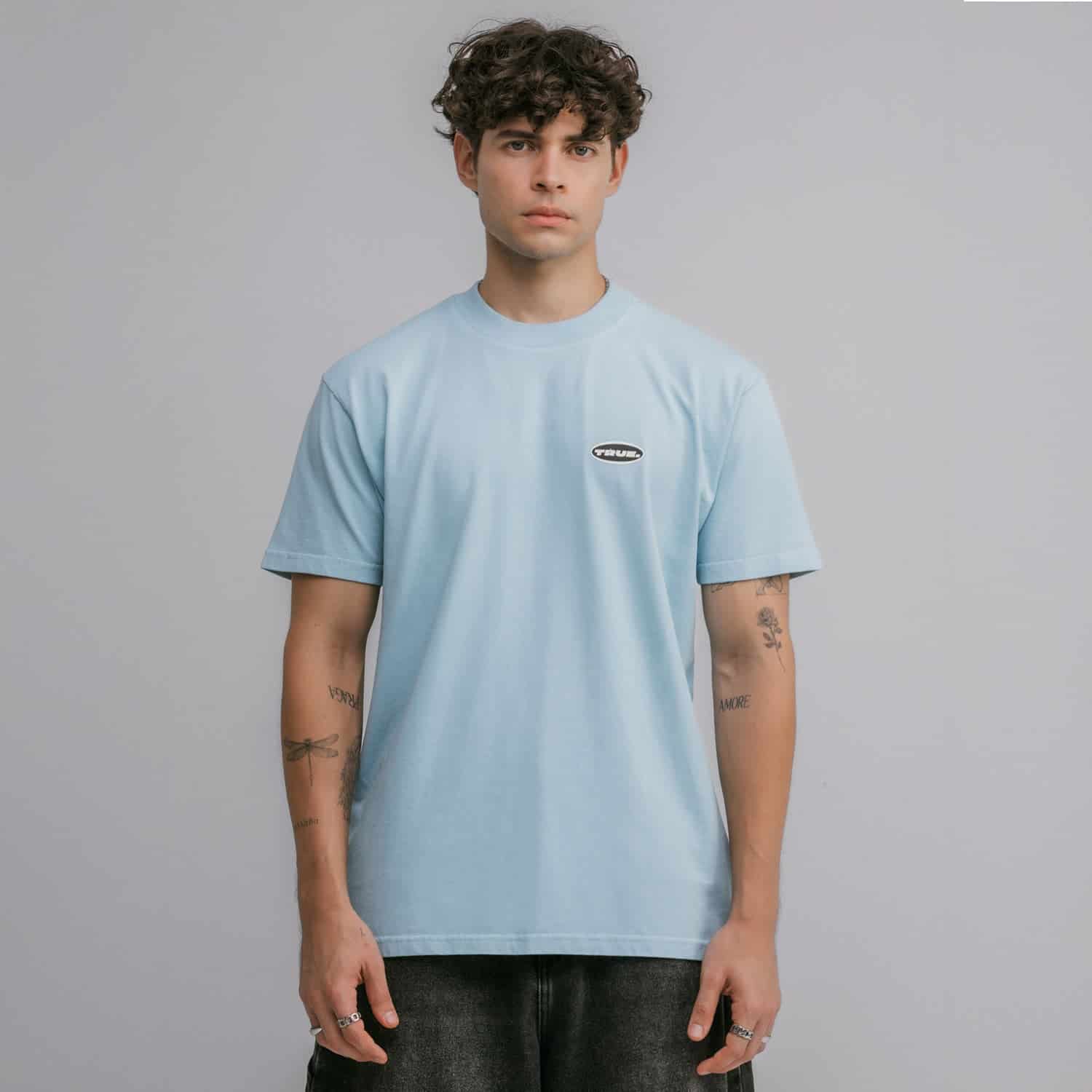 Moonlight Regular T-Shirt - Pastel Blue - miniatura 3