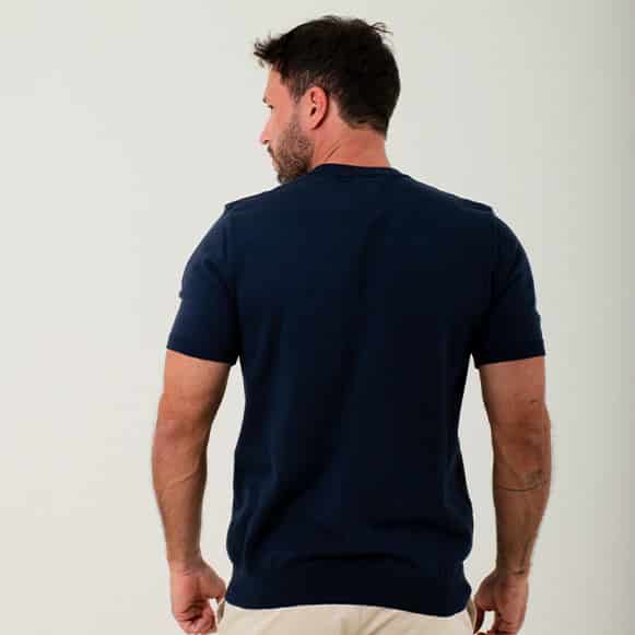 T-SHIRT BASICO TEJIDO HOMBRE - miniatura 7