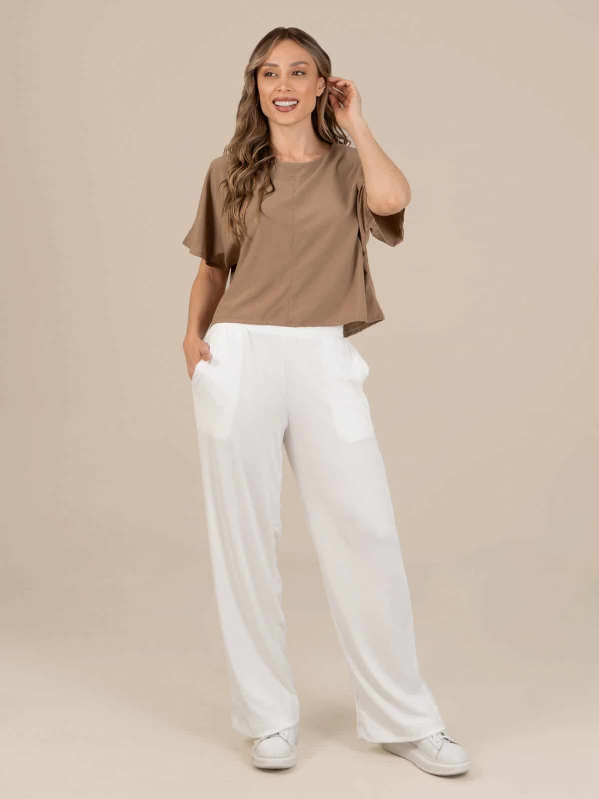 Blusa lara holly cafe - miniatura 2