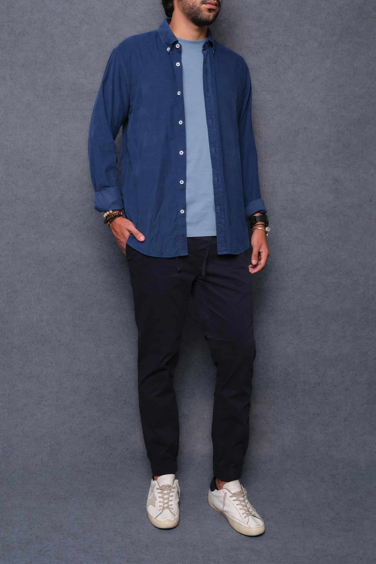 CAMISA PANA AZUL - miniatura 2