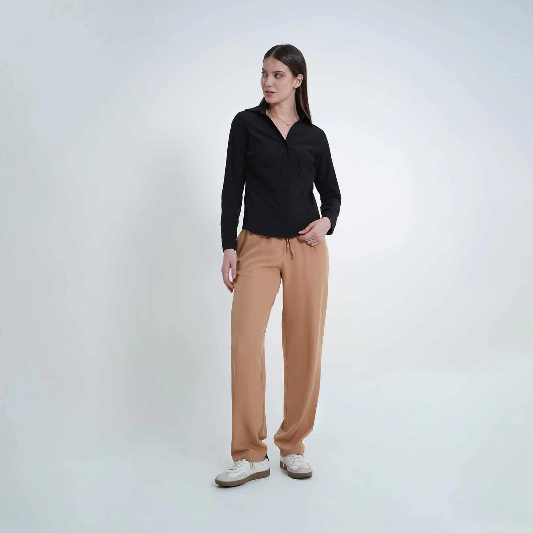 Pantalón básico bota recta cintura elástica - miniatura 7