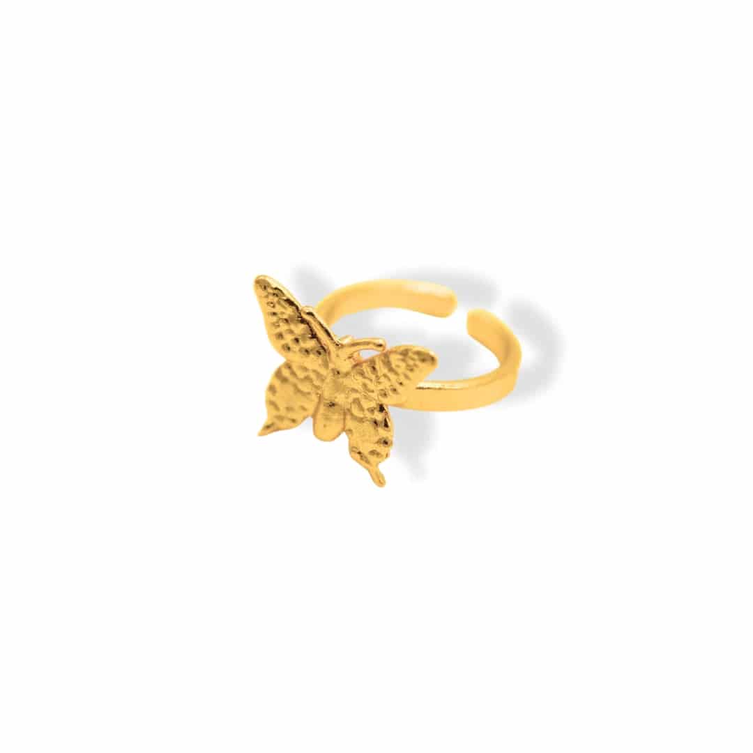 Anillo con mariposa pequeña - miniatura 2