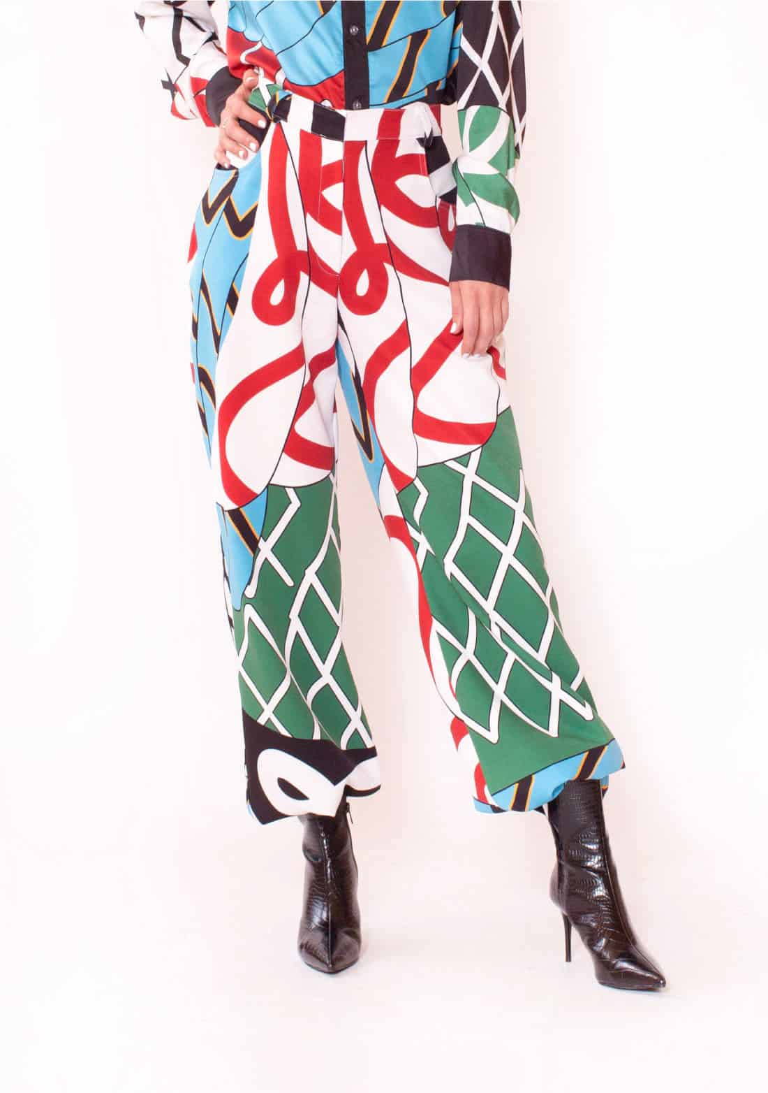 Pantalón Unisex / Ilustración Kabuki - miniatura 1