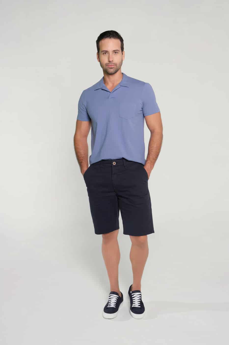 Camiseta Regular Polo Azul Colbalto - miniatura 2