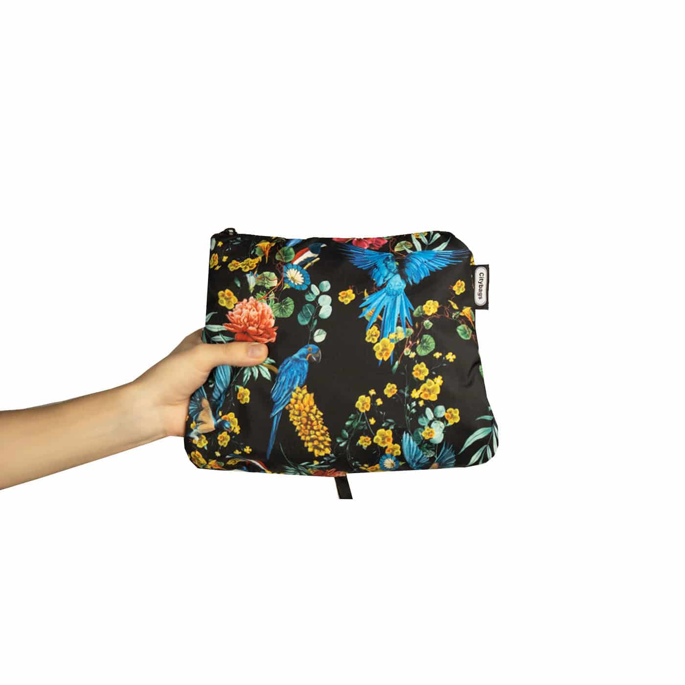 Maleta XL ULTRA Plegable Estampado Azulejos Citybags Multicolor - miniatura 3