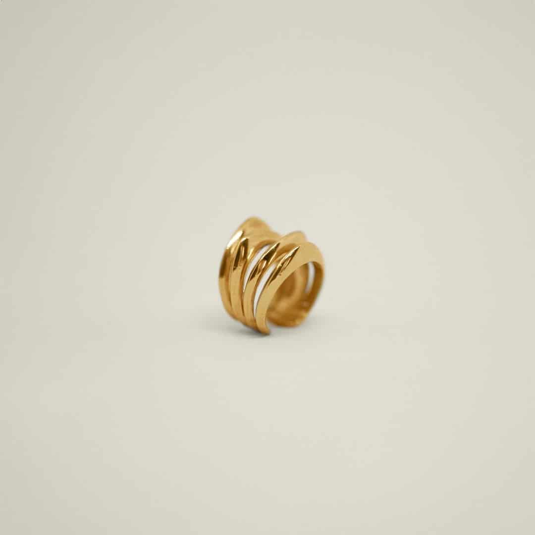 Vayu Ear Cuff – Ring Gold - miniatura 1