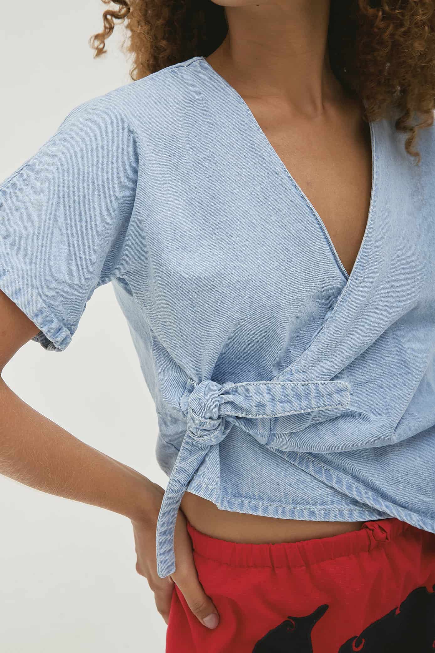 Ola Top Denim - miniatura 4