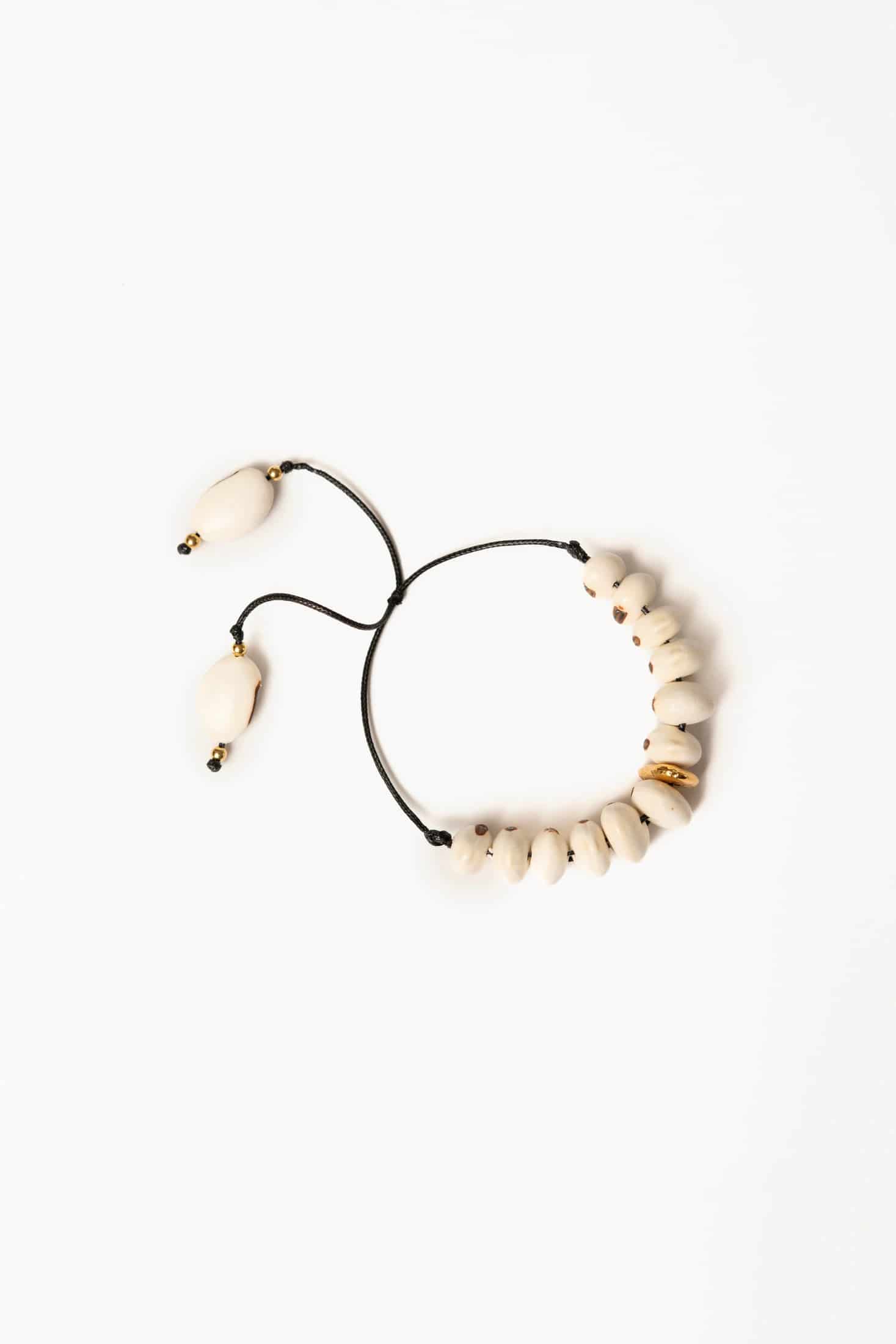 Pulsera Siembra Oro Frijol Blanco - miniatura 2