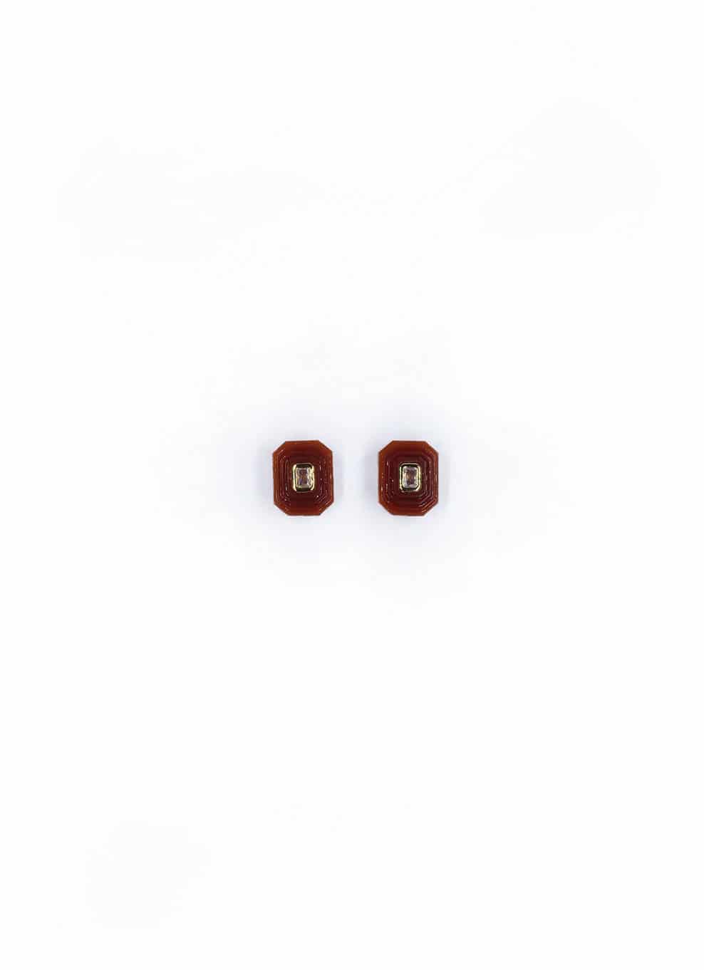 OTTAGONO S - BORDEAUX EARRINGS - miniatura 4