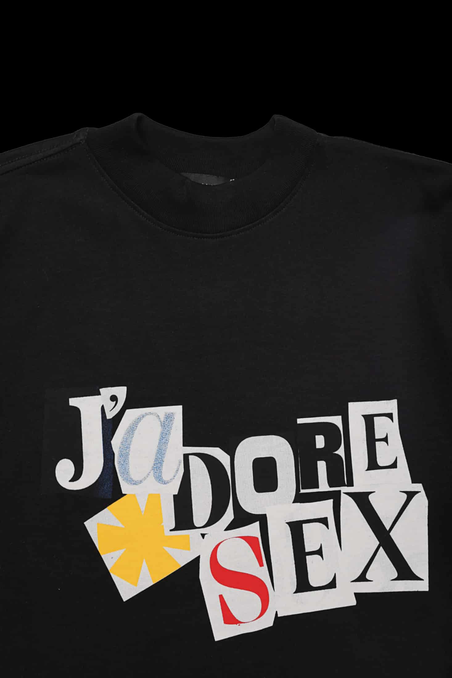 J'ADORE SEX BLACK T-SHIRT - miniatura 2